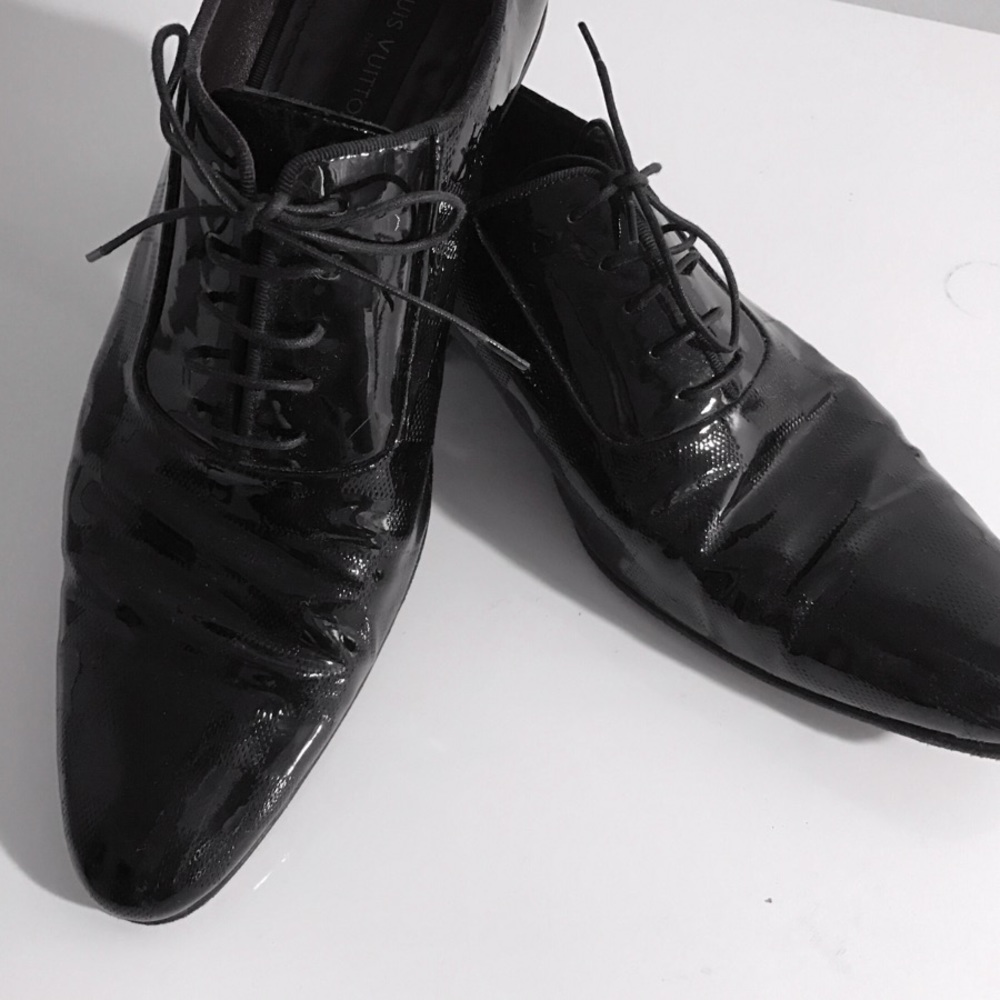 Louis Vuitton monogrammed dress shoes